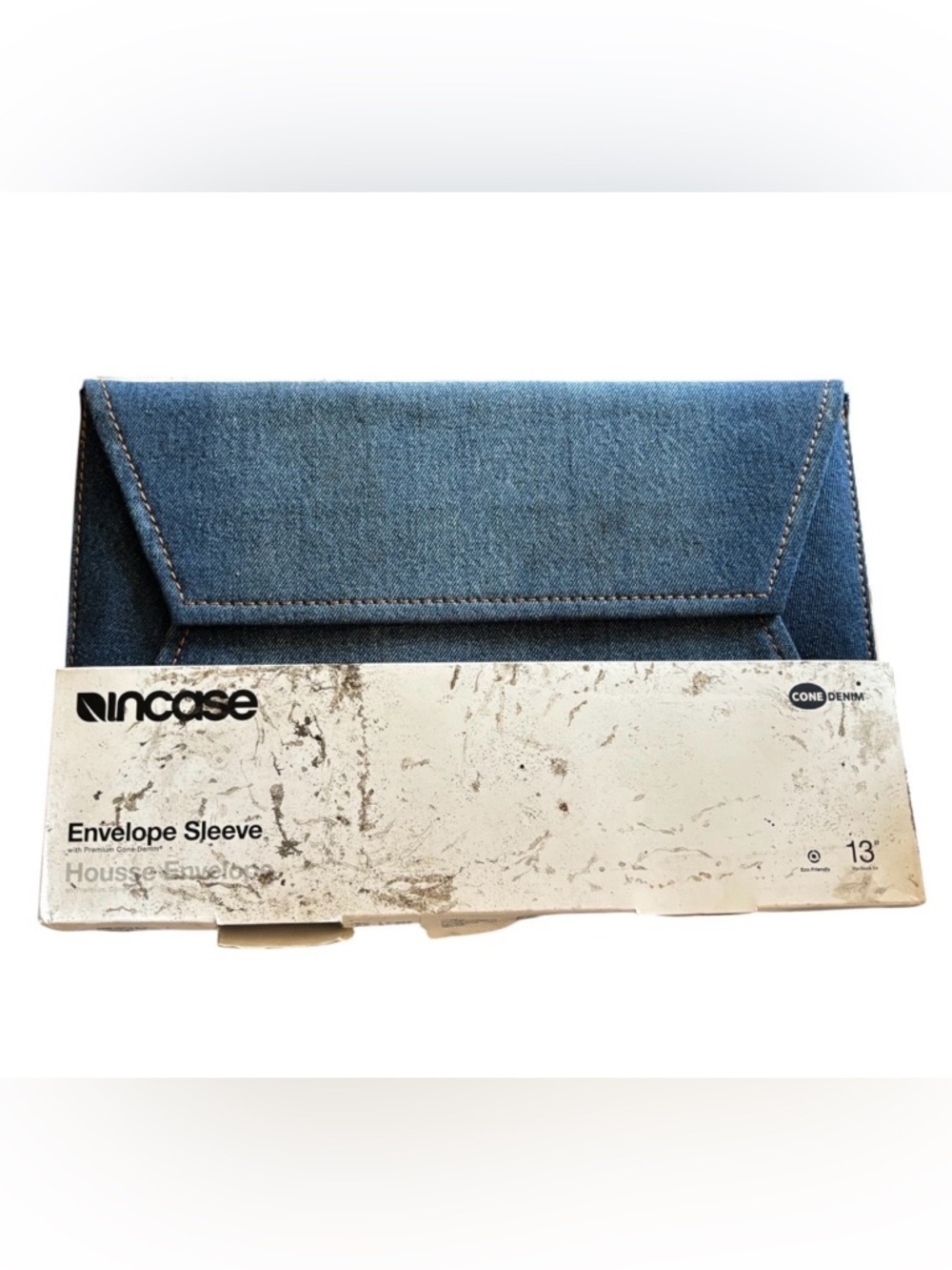 NWT The Incase Denim MacBook / Laptop Sleeve 14” x 9.5”